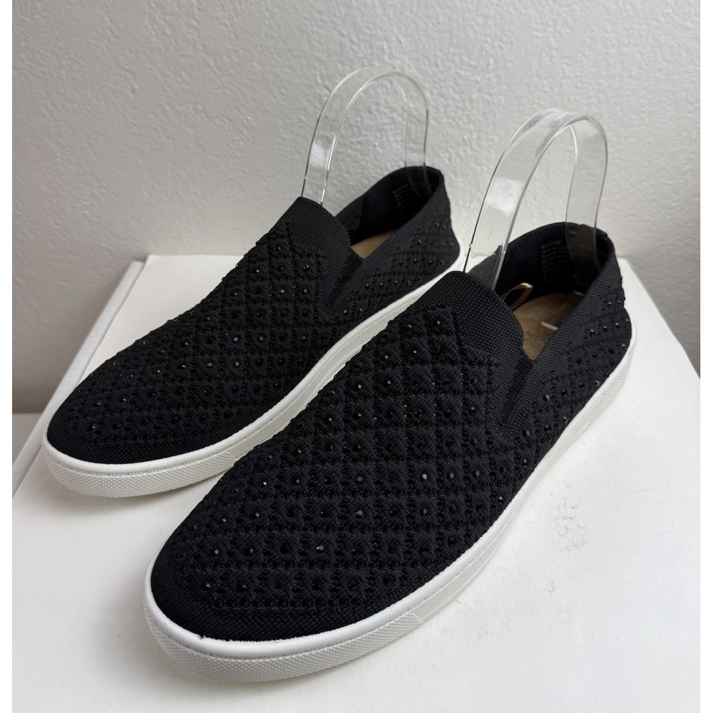 White Mountain Upbringing Womens Black Bling Slip On Sneaker 11 Comfort Shoe Y2K - Picture 2 of 9